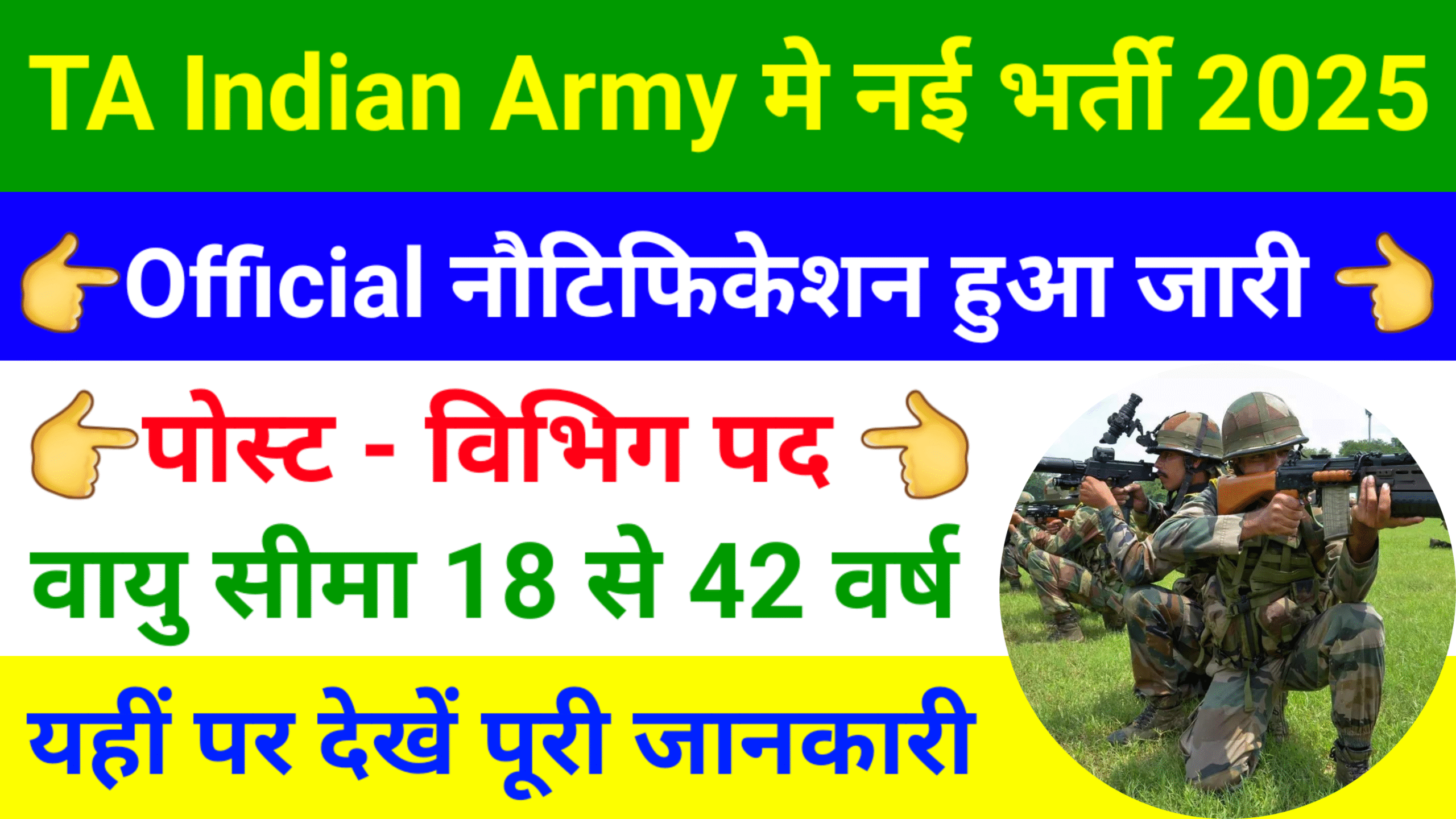 TA Indian Army Recruitment 2025: TA इंडियन आर्मी हुआ नई भर्ती जारी यहां देखें अधिक जानकारी